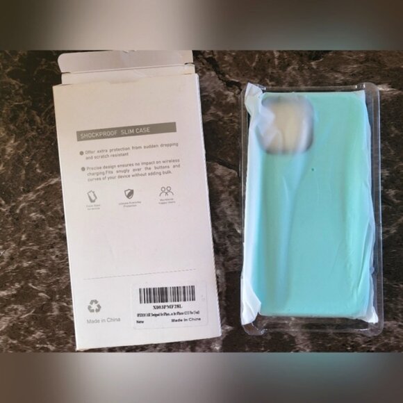 SPIDERCASE For IPhone 12 12 Pro Shockproof Slim Case in Teal - Picture 1 of 2